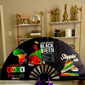Black Queen Juneteenth Loud CLACK Fan